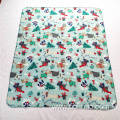 Chinese Supply Customized Size and Logos Fleece Polar Fleece Blanket Polar Fleece Picnic Blanket